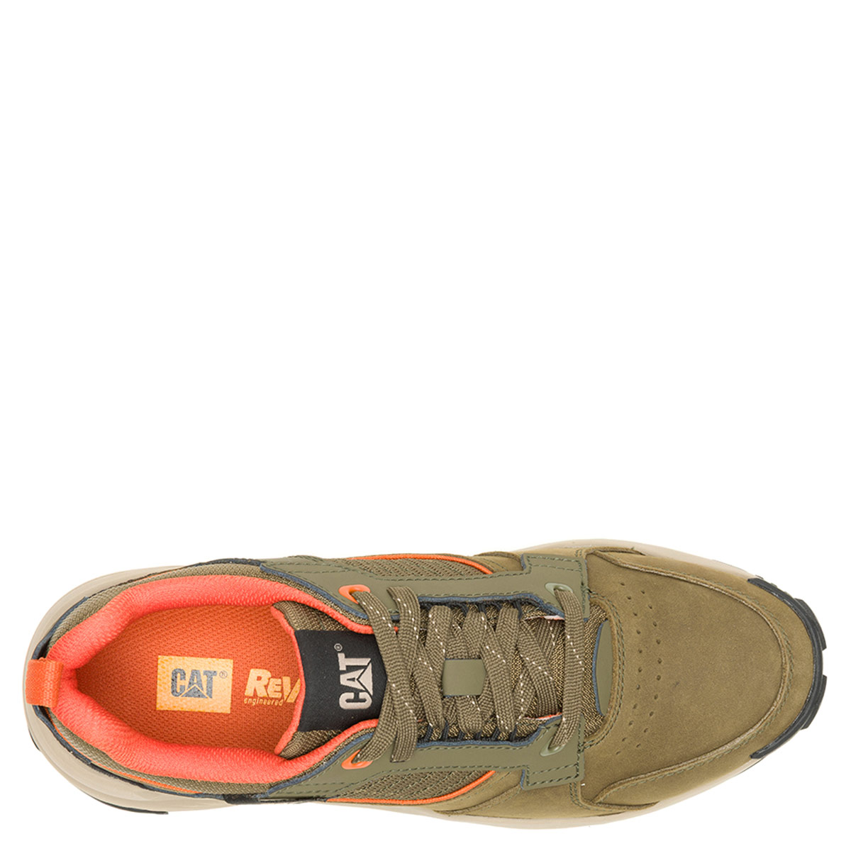 ZAPATILLAS HOMBRE CATERPILLAR URBANAS VERDE GRAPPLE LEATHER CUERO - 6