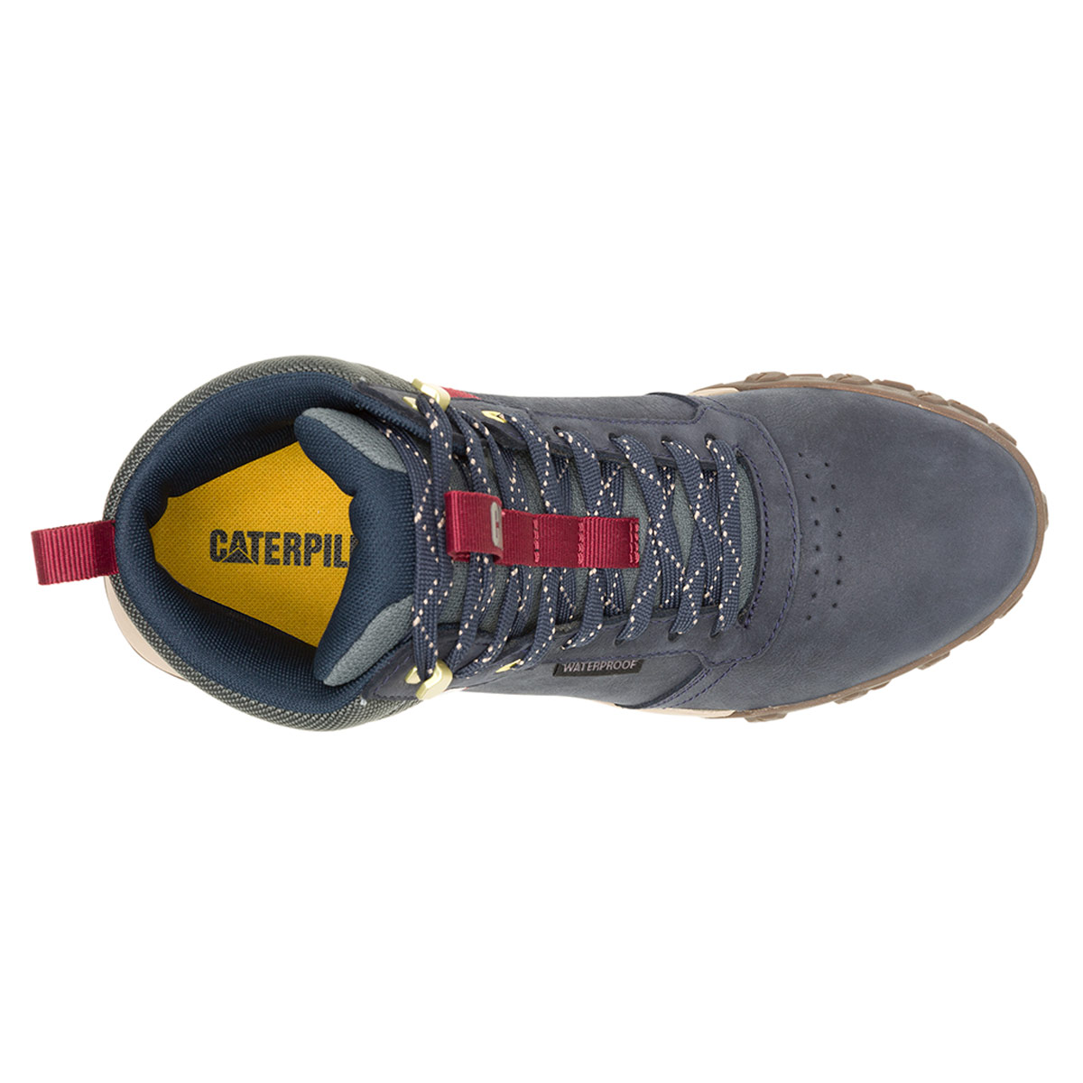 ZAPATILLAS HOMBRE CAT URBANAS AZUL HEX READY MID WP CUERO - 5