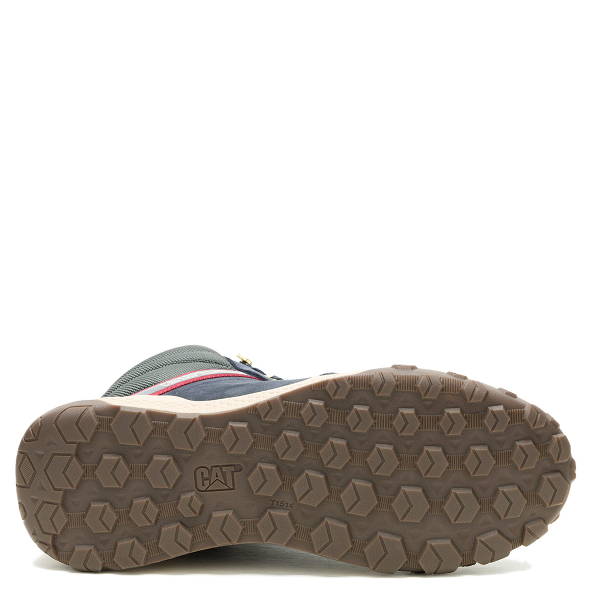 ZAPATILLAS HOMBRE CAT URBANAS AZUL HEX READY MID WP CUERO - 6