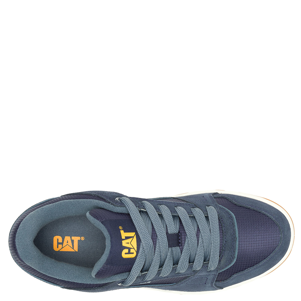 ZAPATILLAS HOMBRE CATERPILLAR URBANAS AZUL THEOREM CUERO - 5