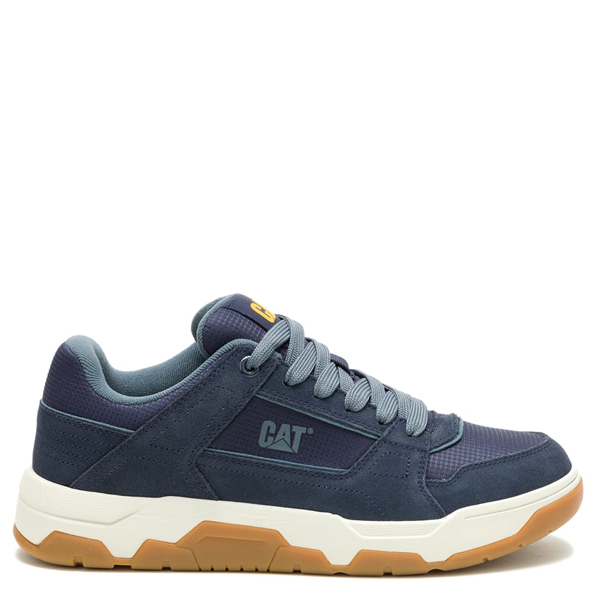 ZAPATILLAS HOMBRE CATERPILLAR URBANAS AZUL THEOREM CUERO - 1