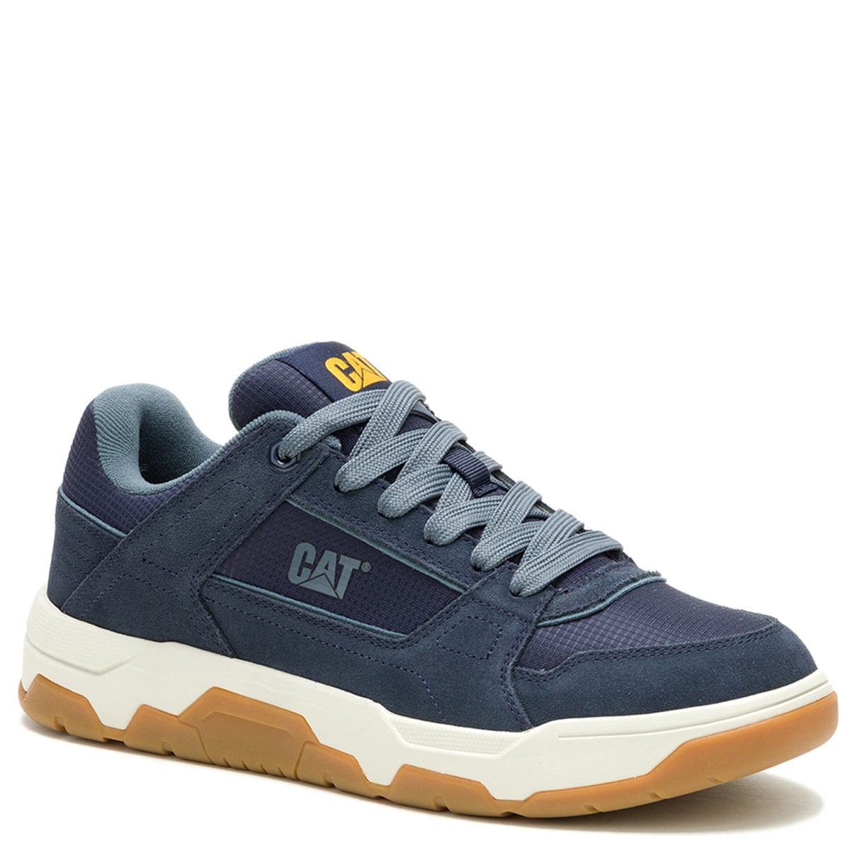 ZAPATILLAS HOMBRE CATERPILLAR URBANAS AZUL THEOREM CUERO - 2