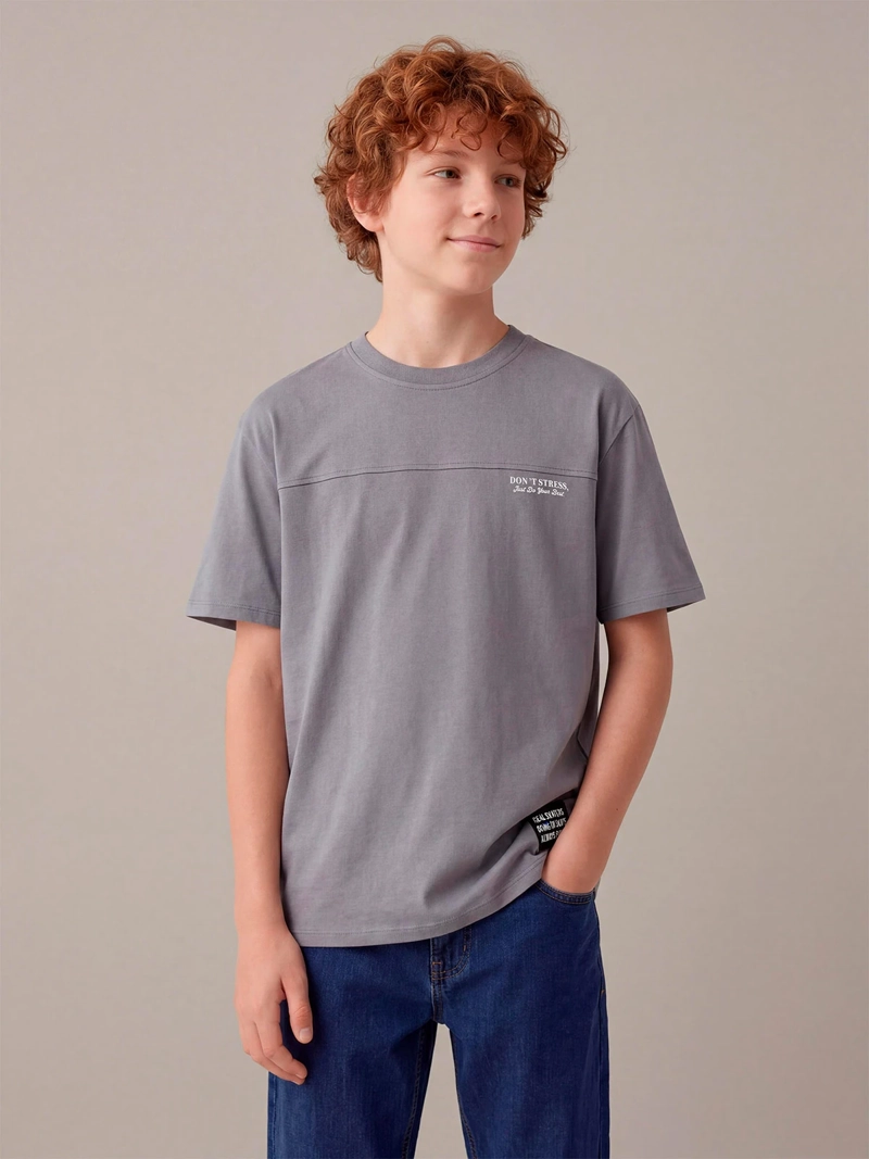 POLERA NIÑO CLOUDBREAK ALGODÓN MANGA CORTA