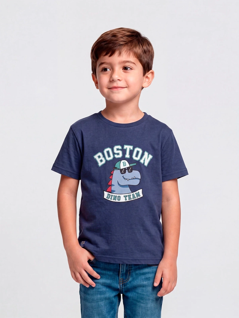 POLERA MANGA CORTA NIÑO HARVEST