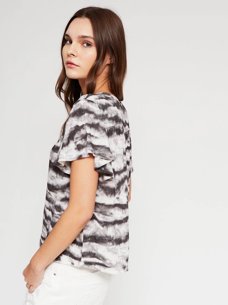 BLUSA MUJER BARBADOS MANGA CORTA ESTAMPADA - 2