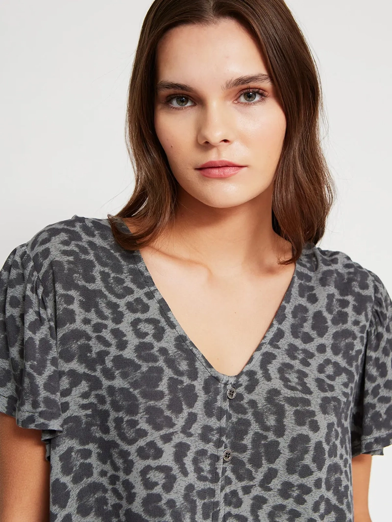 BLUSA MUJER BARBADOS MANGA CORTA ESTAMPADA - 3