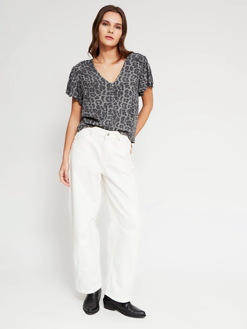 BLUSA MUJER BARBADOS MANGA CORTA ESTAMPADA - 4