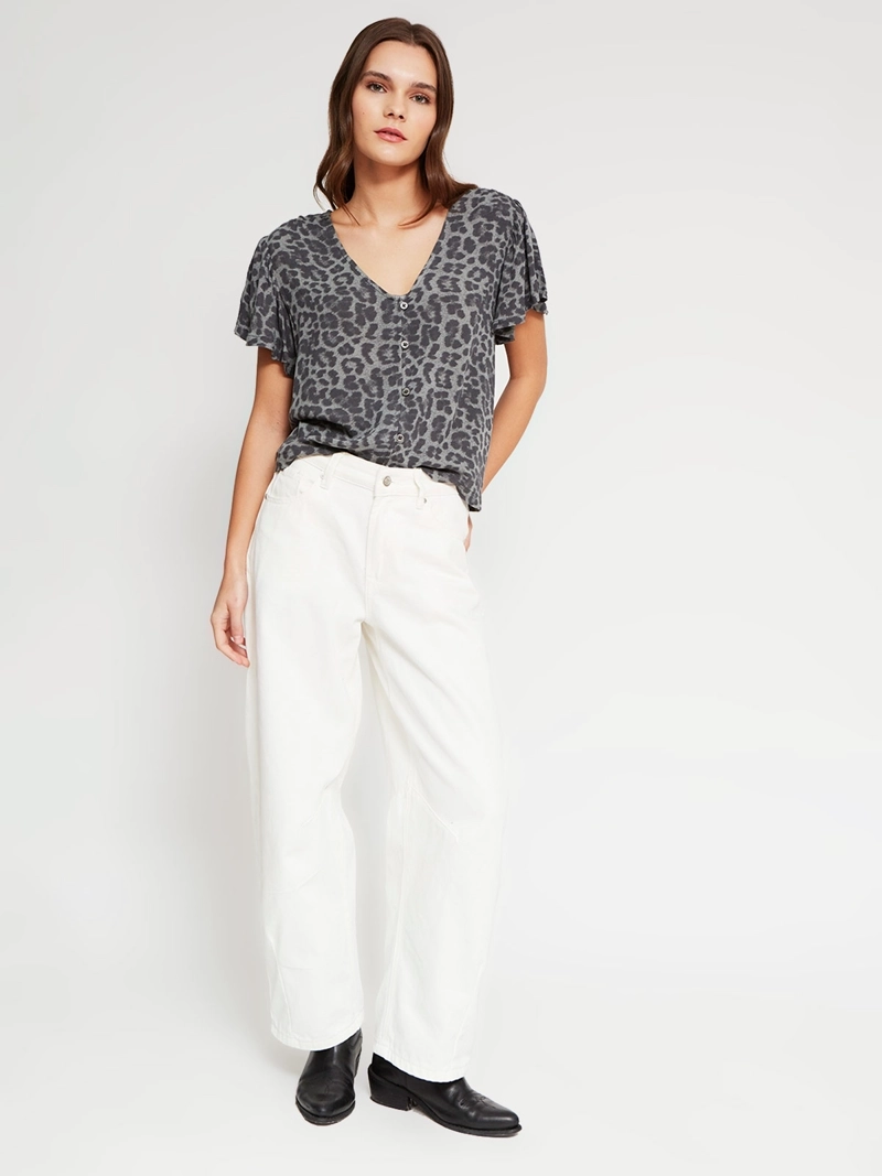 BLUSA MUJER BARBADOS MANGA CORTA ESTAMPADA - 4