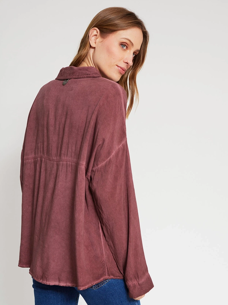 BLUSA MUJER TATIENNE MANGA LARGA BOLSILLO LENTEJUELAS - 3