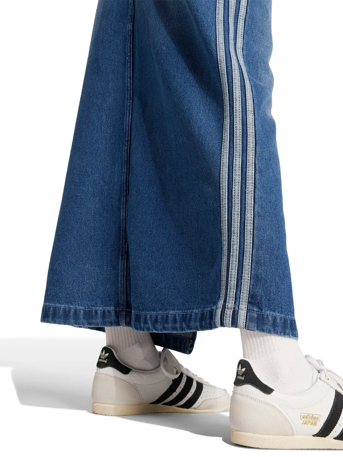 FALDA MUJER ADIDAS ORIGINALS ALGODÓN LÁPIZ DENIM 3 TIRAS - 4