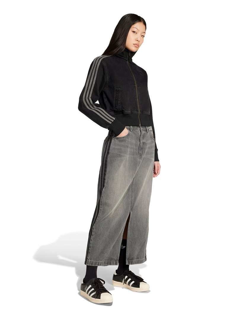 FALDA MUJER ADIDAS ALGODÓN LÁPIZ TEJIDO DENIM - 1