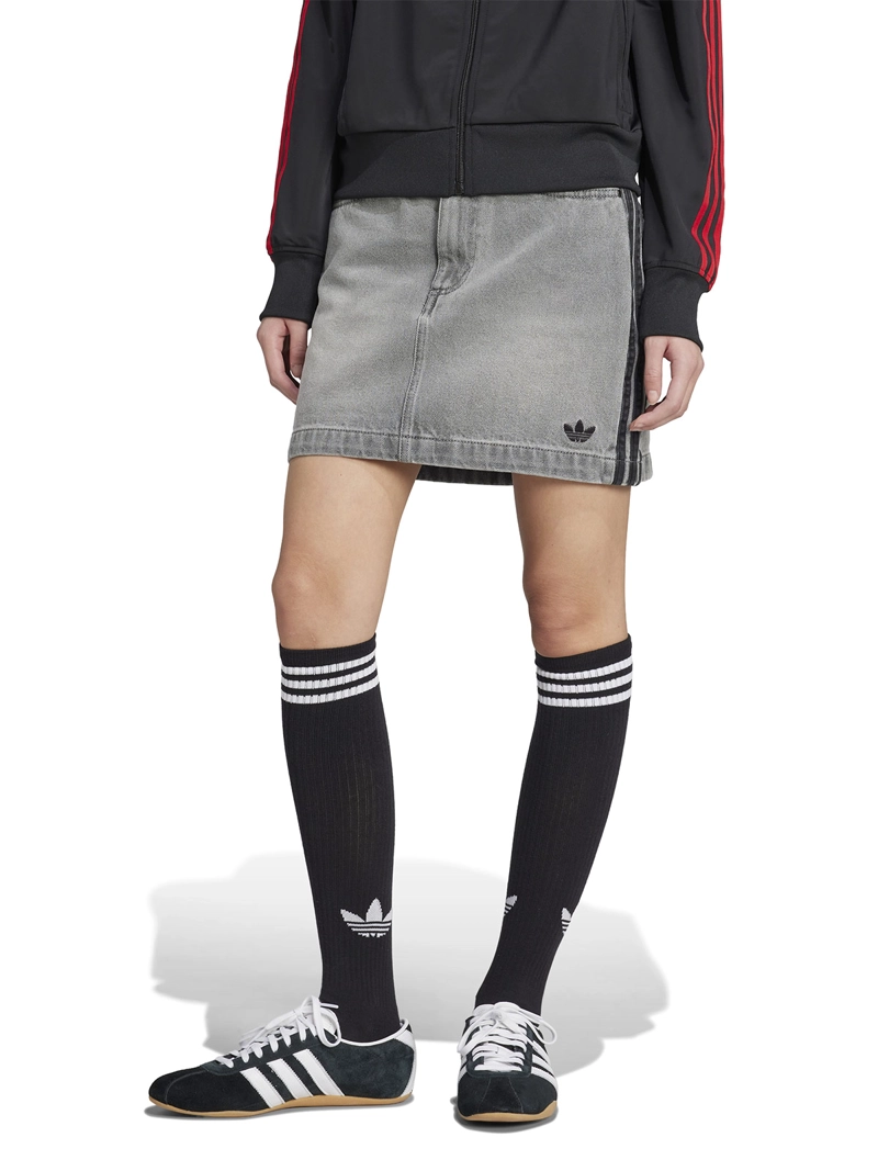 FALDA MUJER ADIDAS ALGODÓN CORTA DENIM - 1