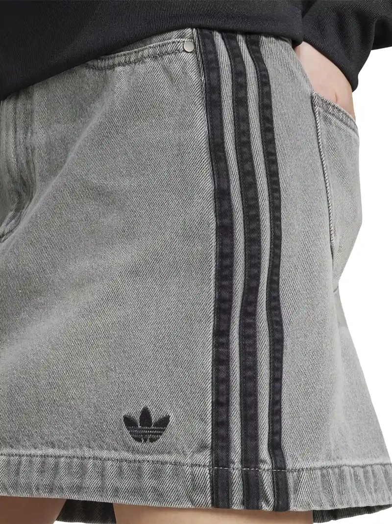 FALDA MUJER ADIDAS ALGODÓN CORTA DENIM - 3