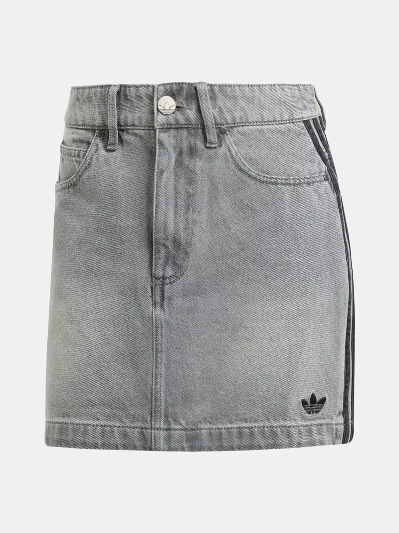 FALDA MUJER ADIDAS ALGODÓN CORTA DENIM - 4