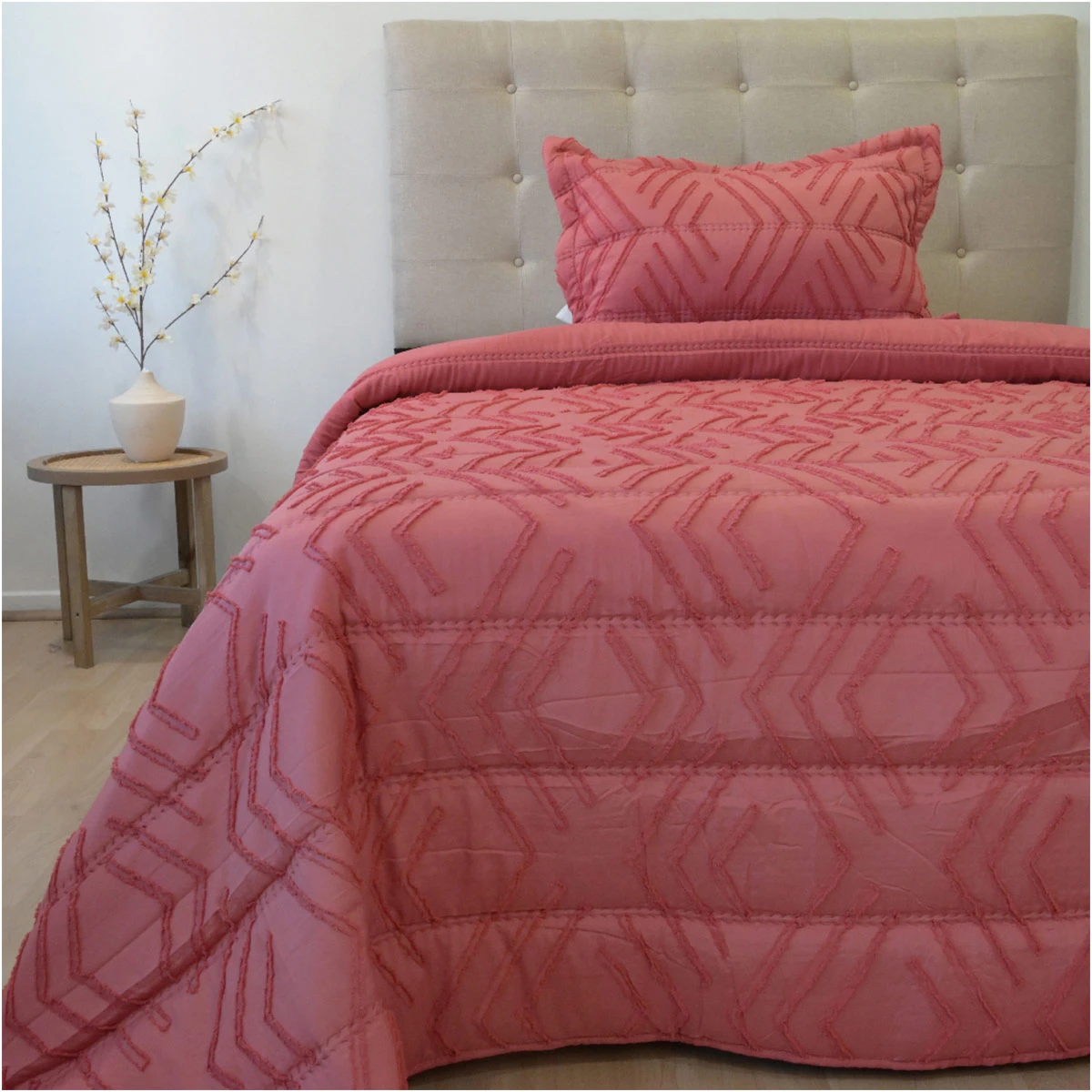 PLUMÓN DORAL TOUCH NEBULA 1.5 PLAZAS CORAL  - 1