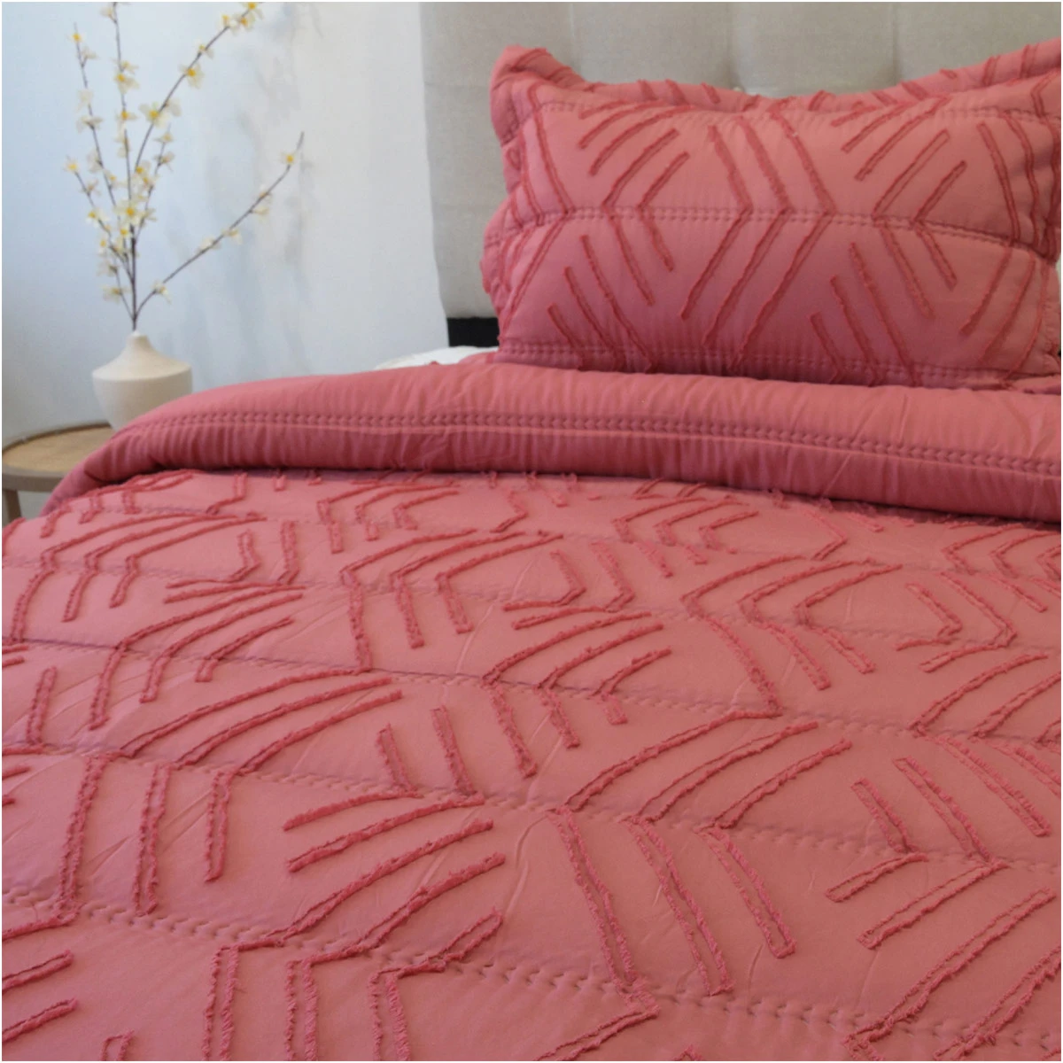 PLUMÓN DORAL TOUCH NEBULA 1.5 PLAZAS CORAL  - 2