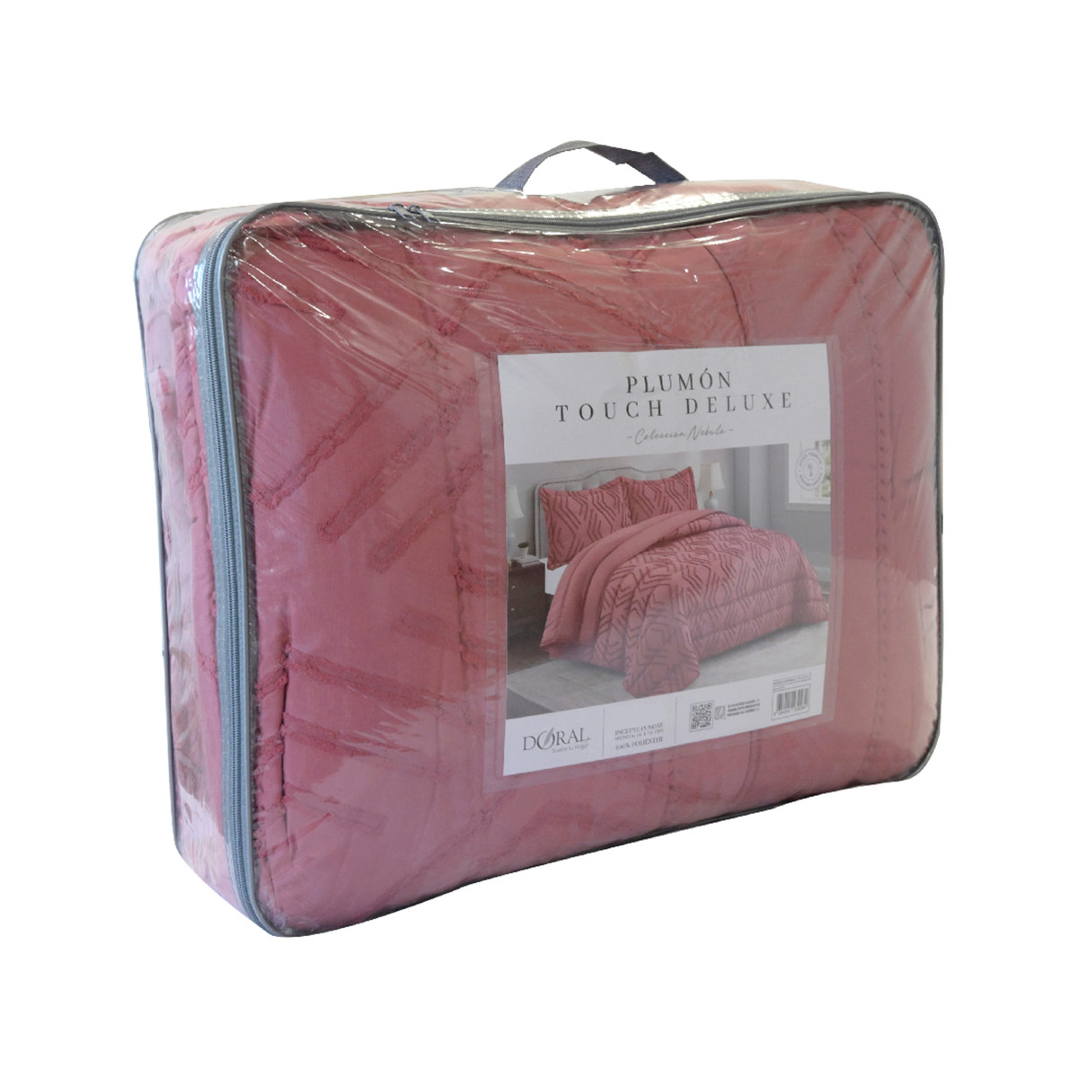 PLUMÓN DORAL TOUCH NEBULA 1.5 PLAZAS CORAL  - 4
