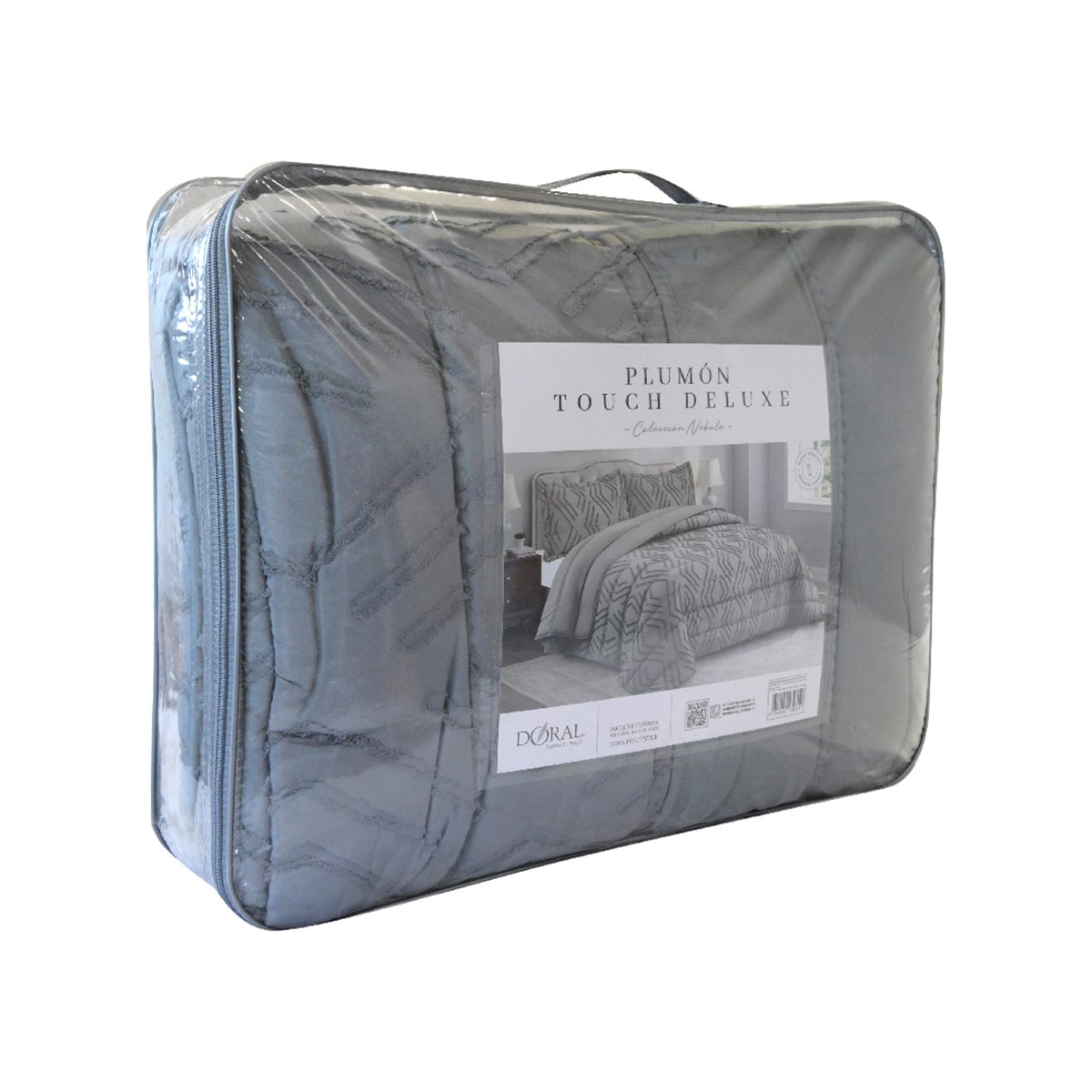 PLUMÓN DORAL TOUCH NEBULA 1.5 PLAZAS GRIS  - 4