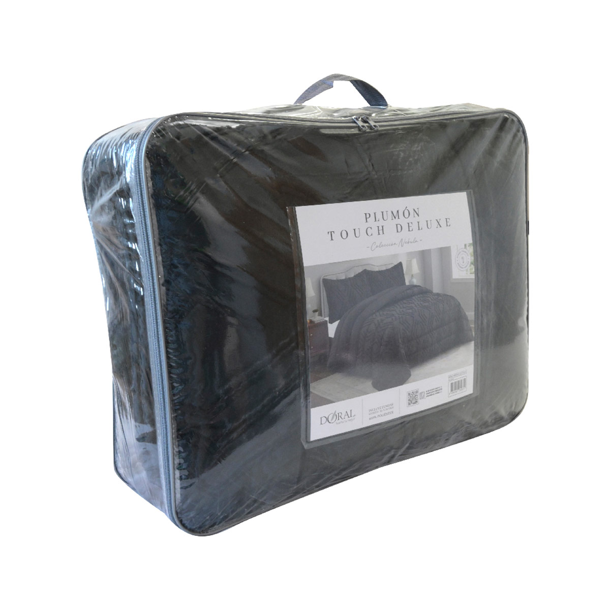 PLUMÓN DORAL TOUCH NEBULA 1.5 PLAZAS NEGRO  - 4