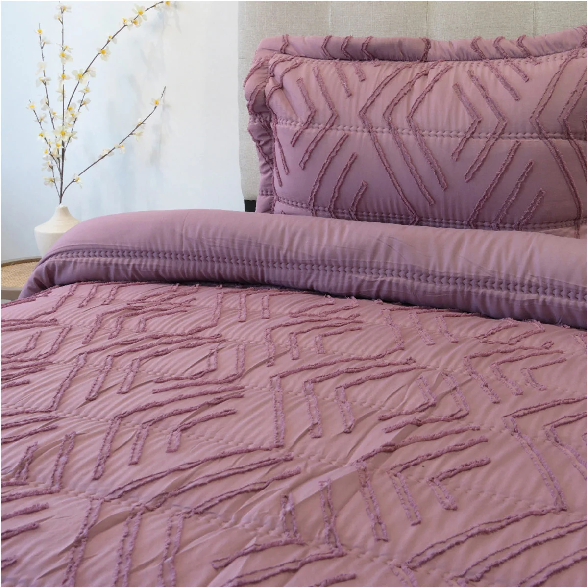 PLUMÓN DORAL TOUCH NEBULA 1.5 PLAZAS ROSA  - 2