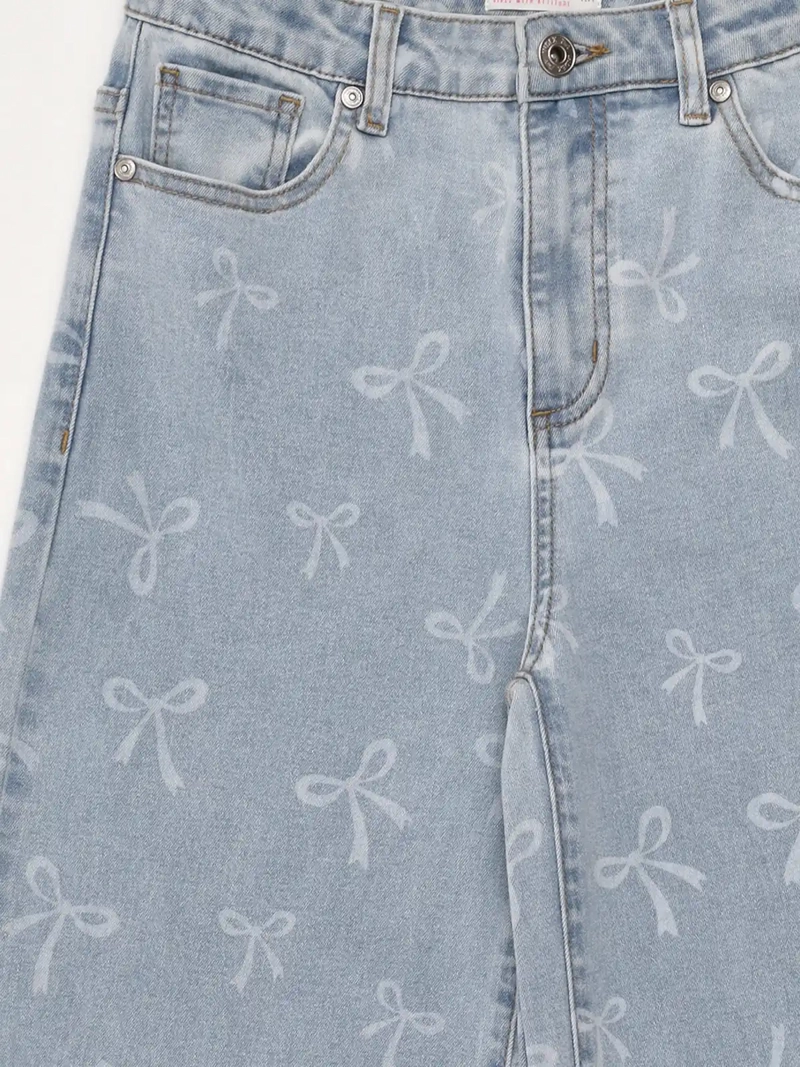 JEANS NIÑA INDEX TEEN ALGODÓN WIDE PRINT - 5