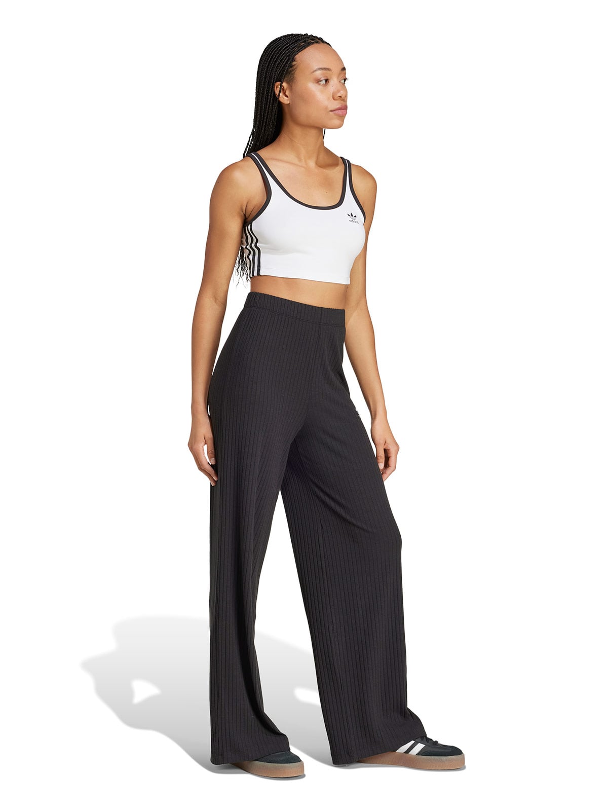 POLERA MUJER ADIDAS ORIGINALS ALGODÓN 3 TIRAS - 1
