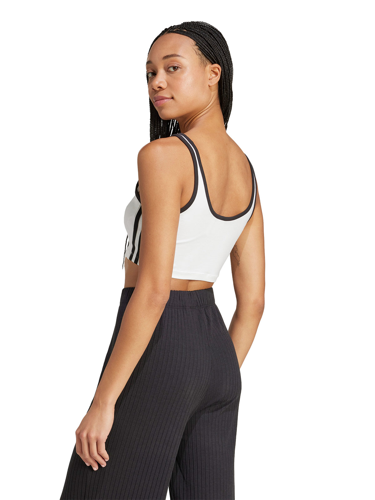 POLERA MUJER ADIDAS ORIGINALS ALGODÓN 3 TIRAS - 3
