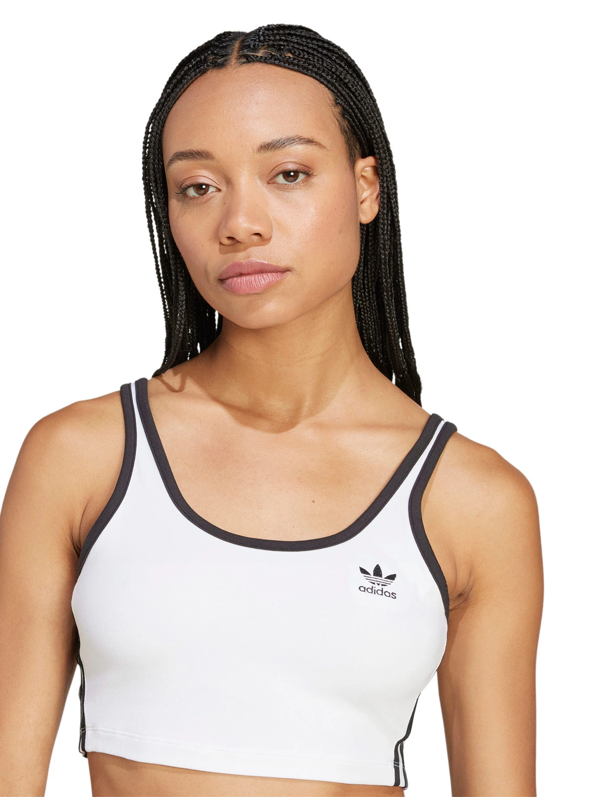 POLERA MUJER ADIDAS ORIGINALS ALGODÓN 3 TIRAS - 5