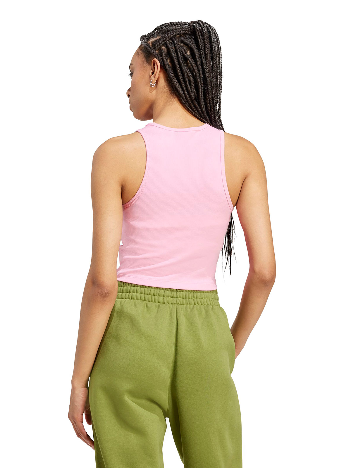 POLERA MUJER ADIDAS ORIGINALS SIN MANGAS ESSENTIALS ACANALADA - 3