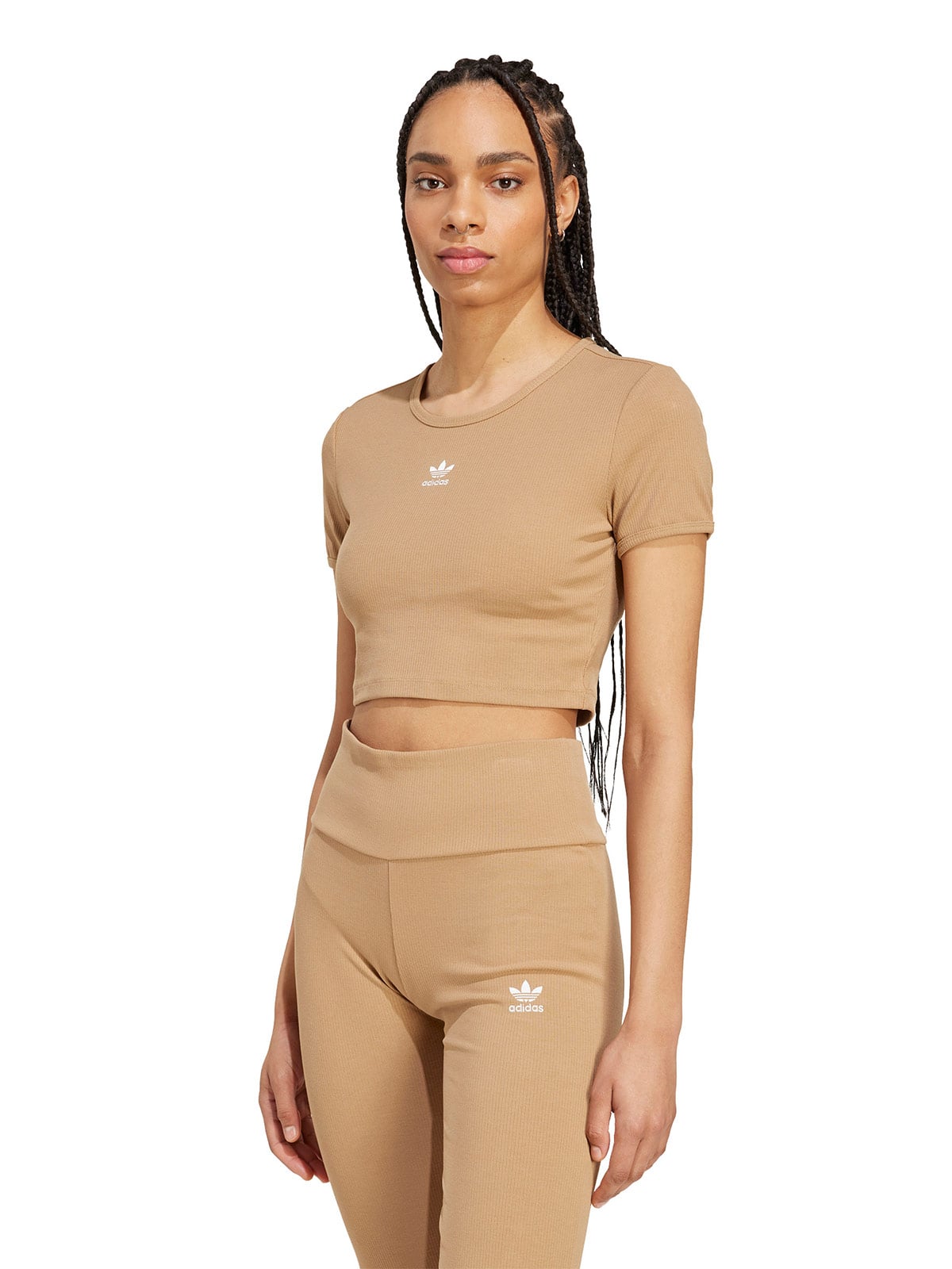 POLERA MUJER ADIDAS ORIGINALS ESSENTIALS ACANALADA - 2