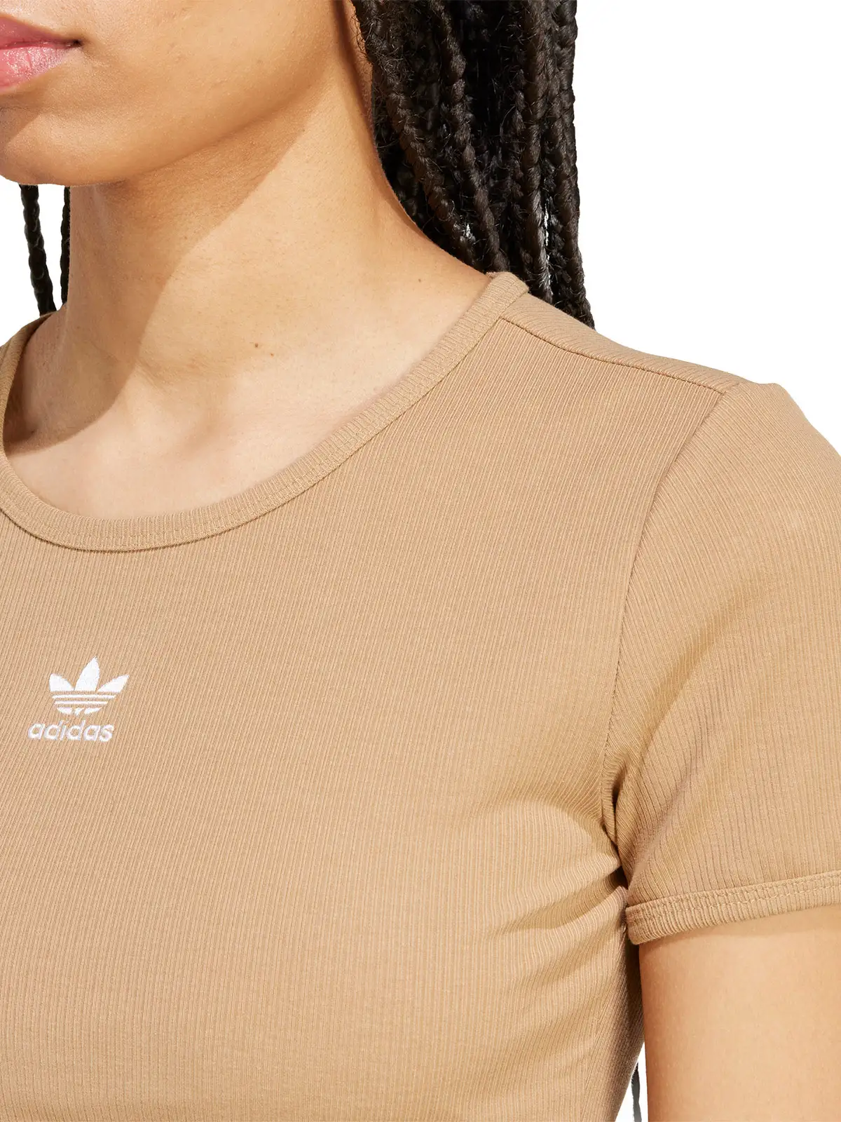 POLERA MUJER ADIDAS ORIGINALS ESSENTIALS ACANALADA - 5