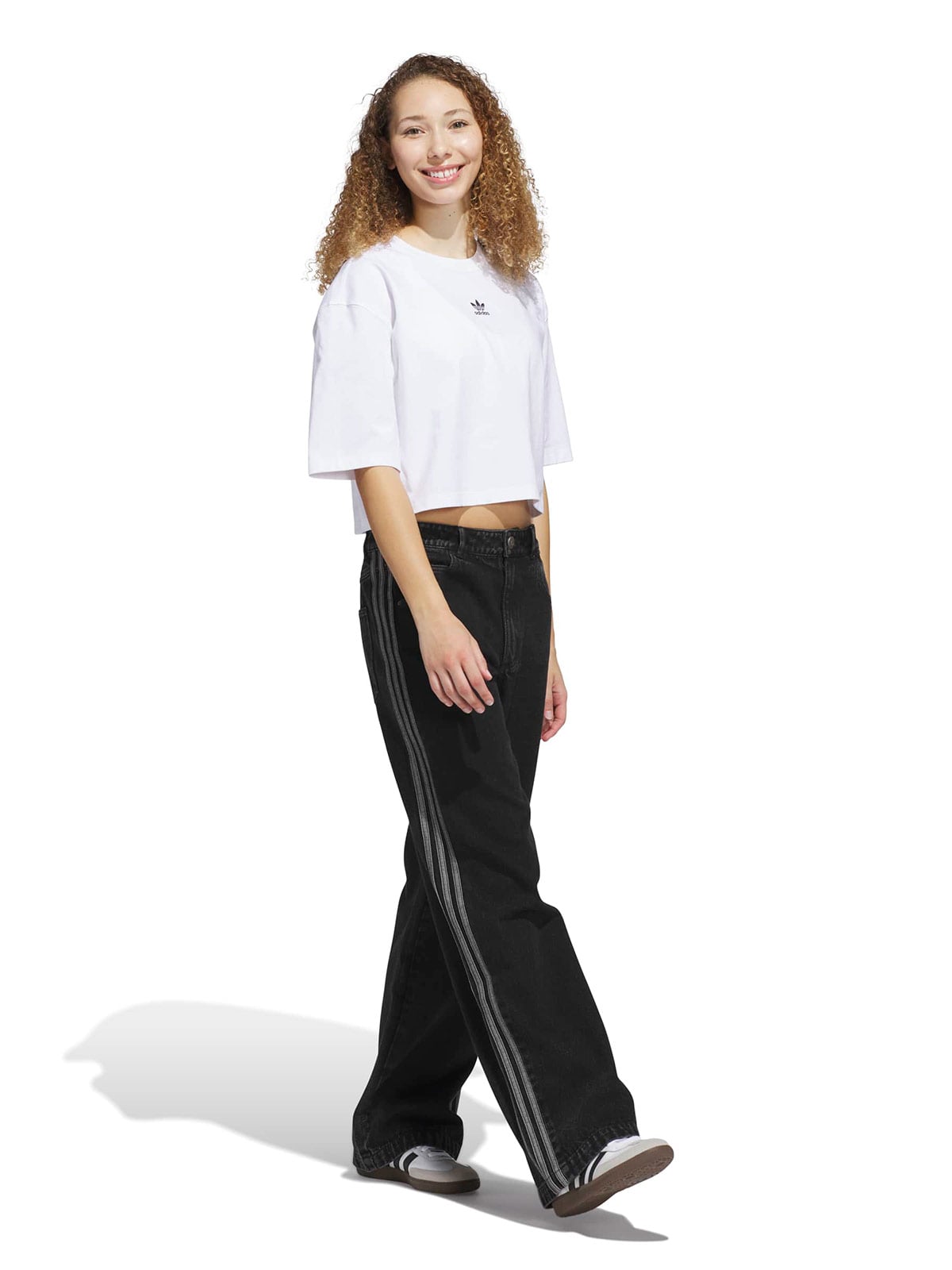 POLERA MUJER ADIDAS ORIGINALS ALGODÓN CORTA ESSENTIALS - 1