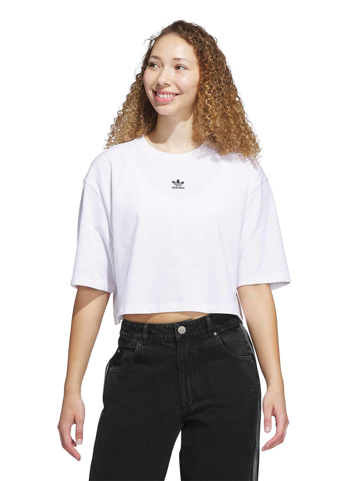 POLERA MUJER ADIDAS ORIGINALS ALGODÓN CORTA ESSENTIALS - 2