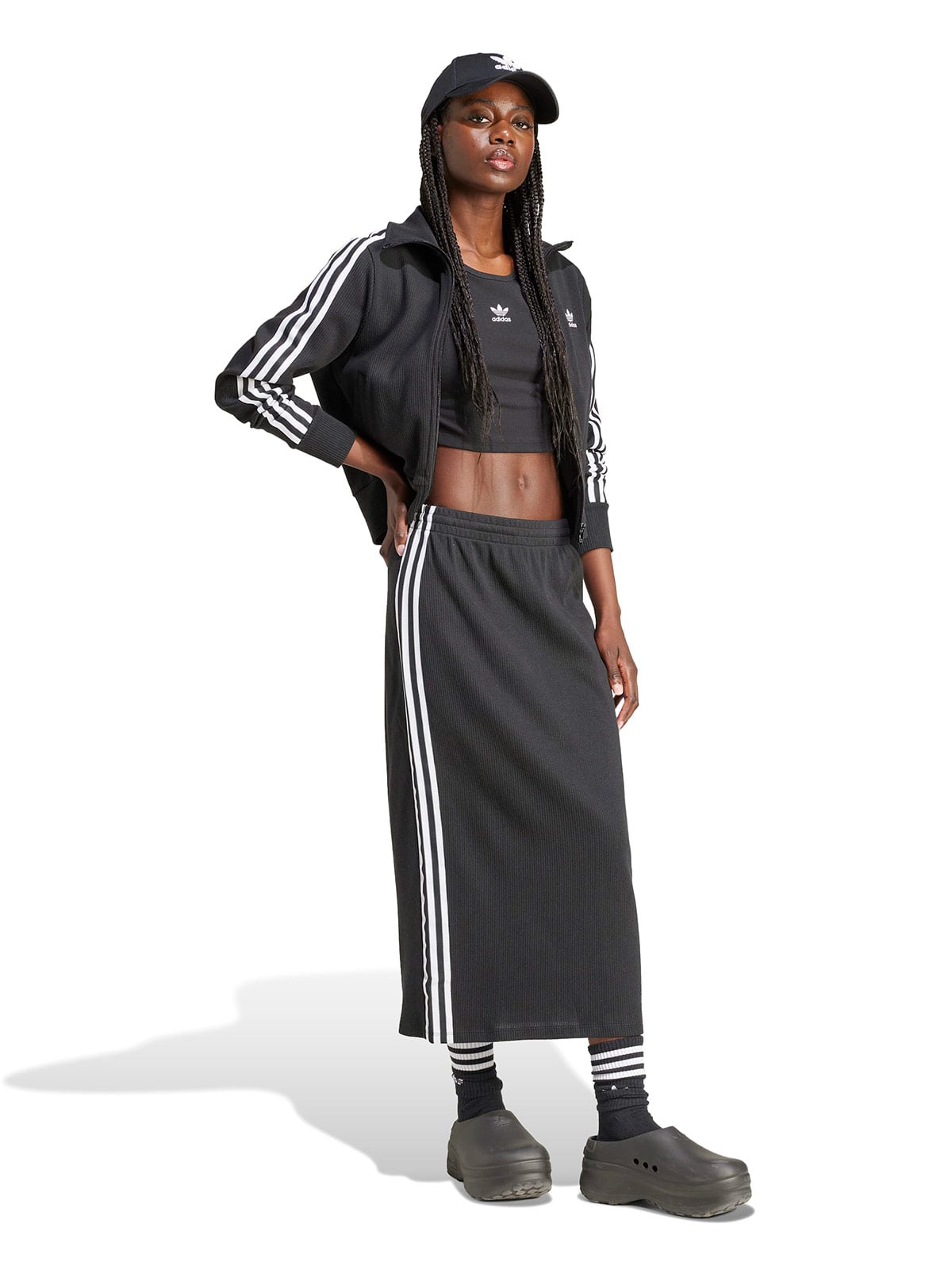 POLERA MUJER ADIDAS ORIGINALS ESSENTIALS ACANALADA - 1