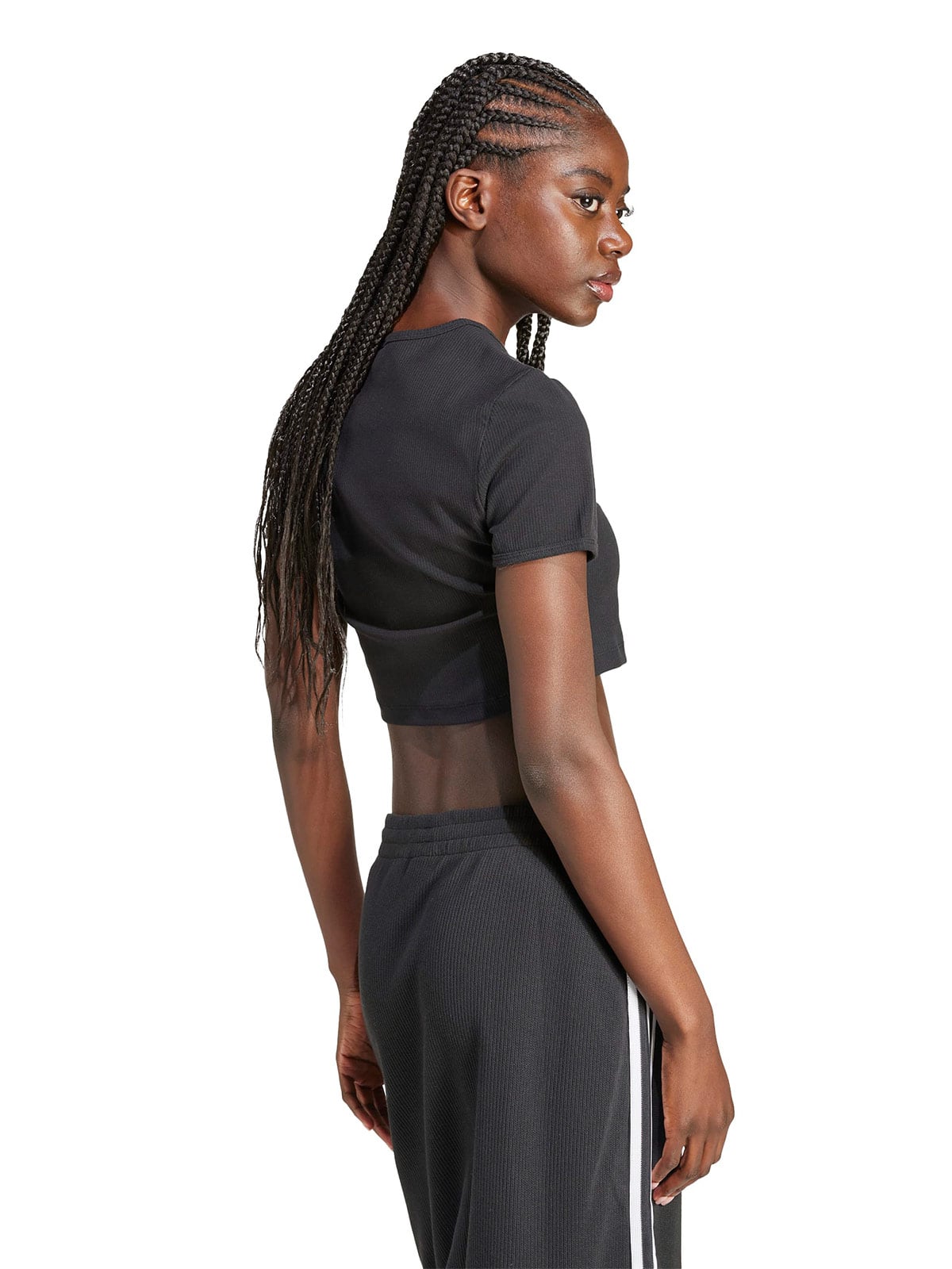 POLERA MUJER ADIDAS ORIGINALS ESSENTIALS ACANALADA - 3