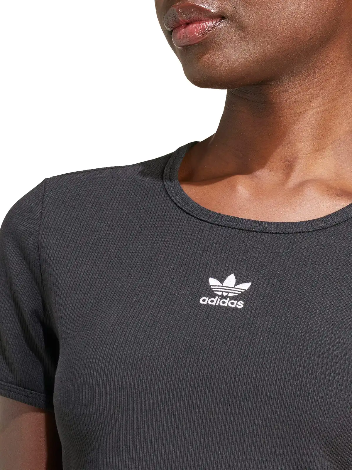 POLERA MUJER ADIDAS ORIGINALS ESSENTIALS ACANALADA - 4
