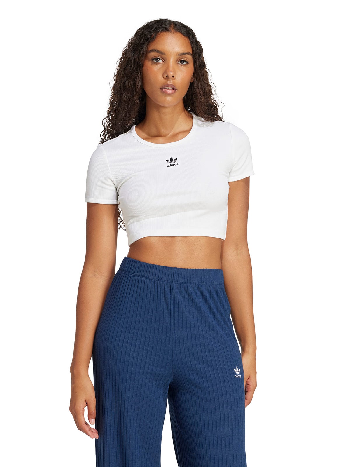 POLERA MUJER ADIDAS ORIGINALS ESSENTIALS ACANALADA - 2