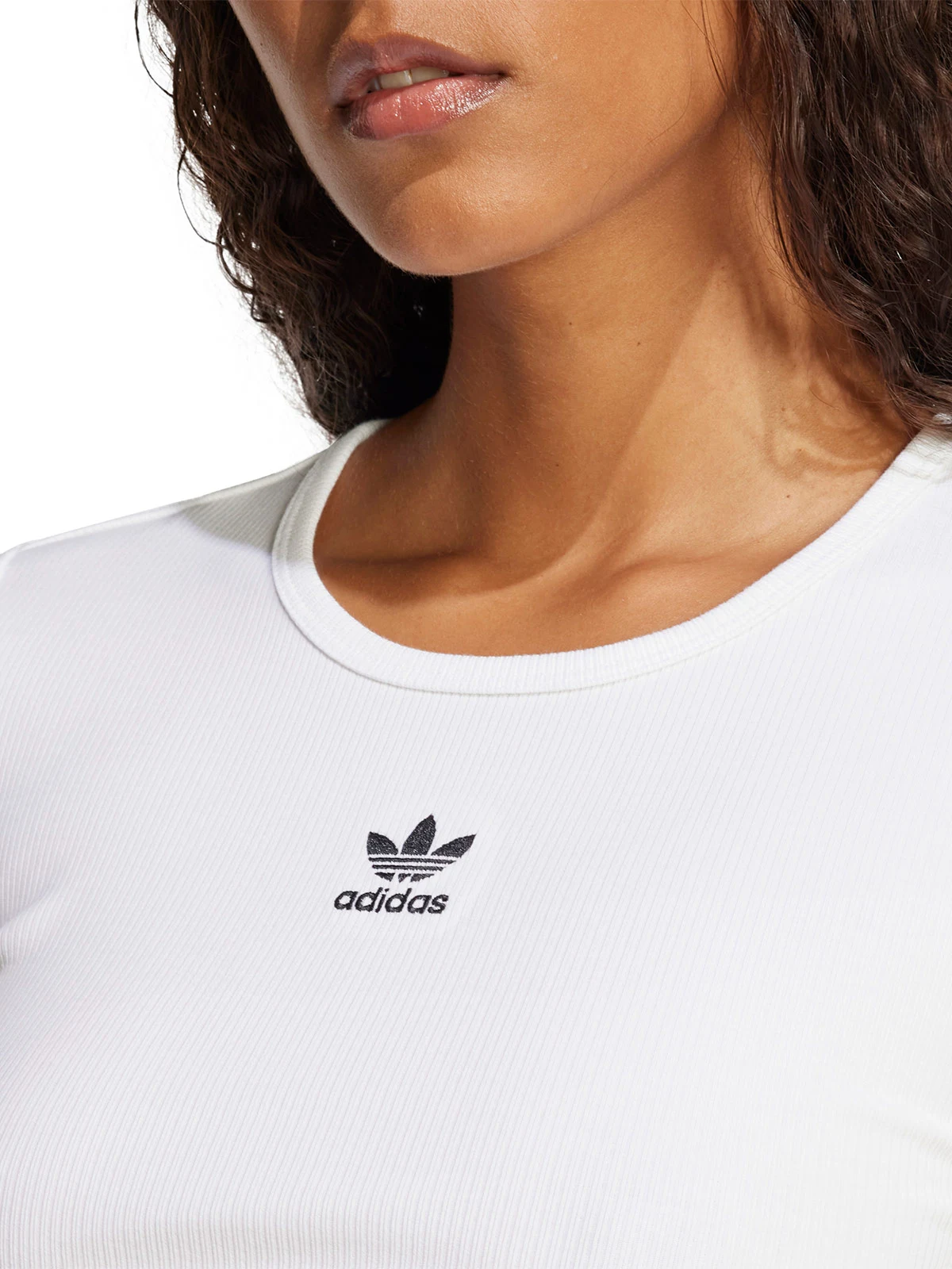 POLERA MUJER ADIDAS ORIGINALS ESSENTIALS ACANALADA - 4