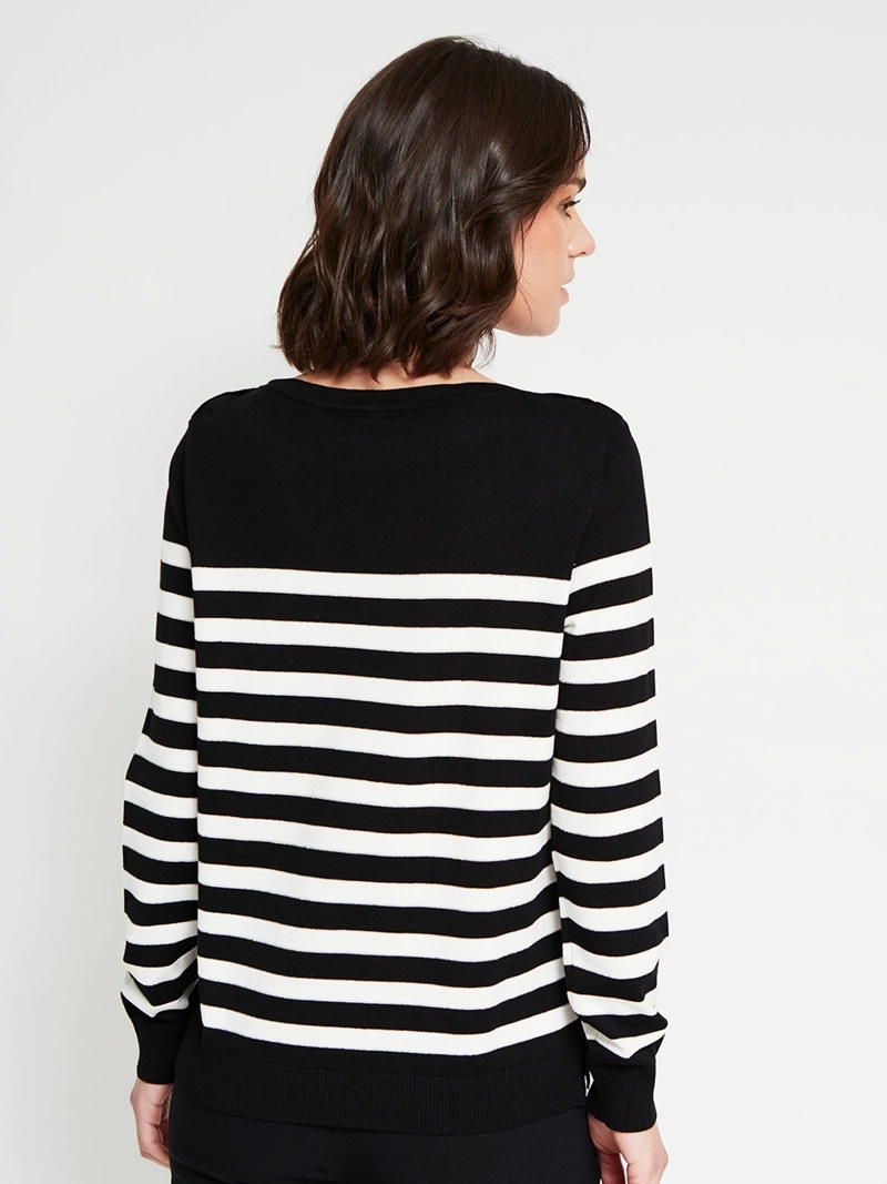 SWEATER MUJER CACHAREL CUELLO BOTE MANGA LARGA - 3