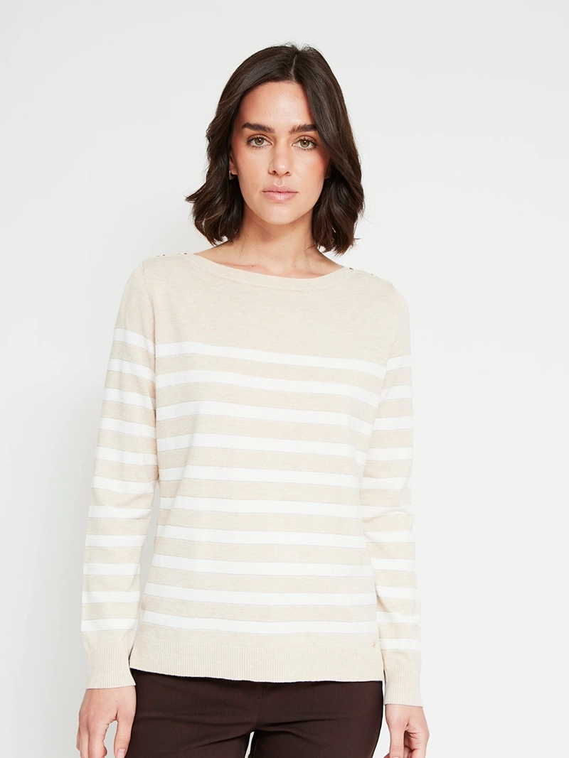 SWEATER MUJER CACHAREL CUELLO BOTE MANGA LARGA - 2