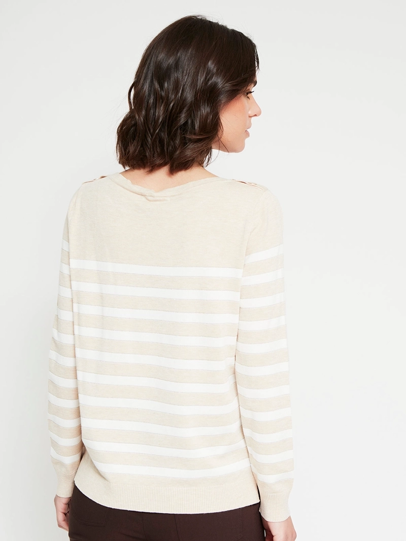 SWEATER MUJER CACHAREL CUELLO BOTE MANGA LARGA - 3