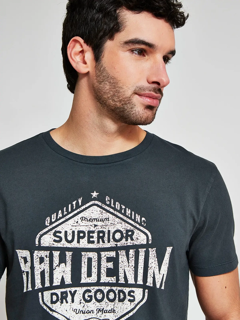 POLERA HOMBRE BARBADOS ALGODÓN MANGA CORTA ESTAMPADA - 3