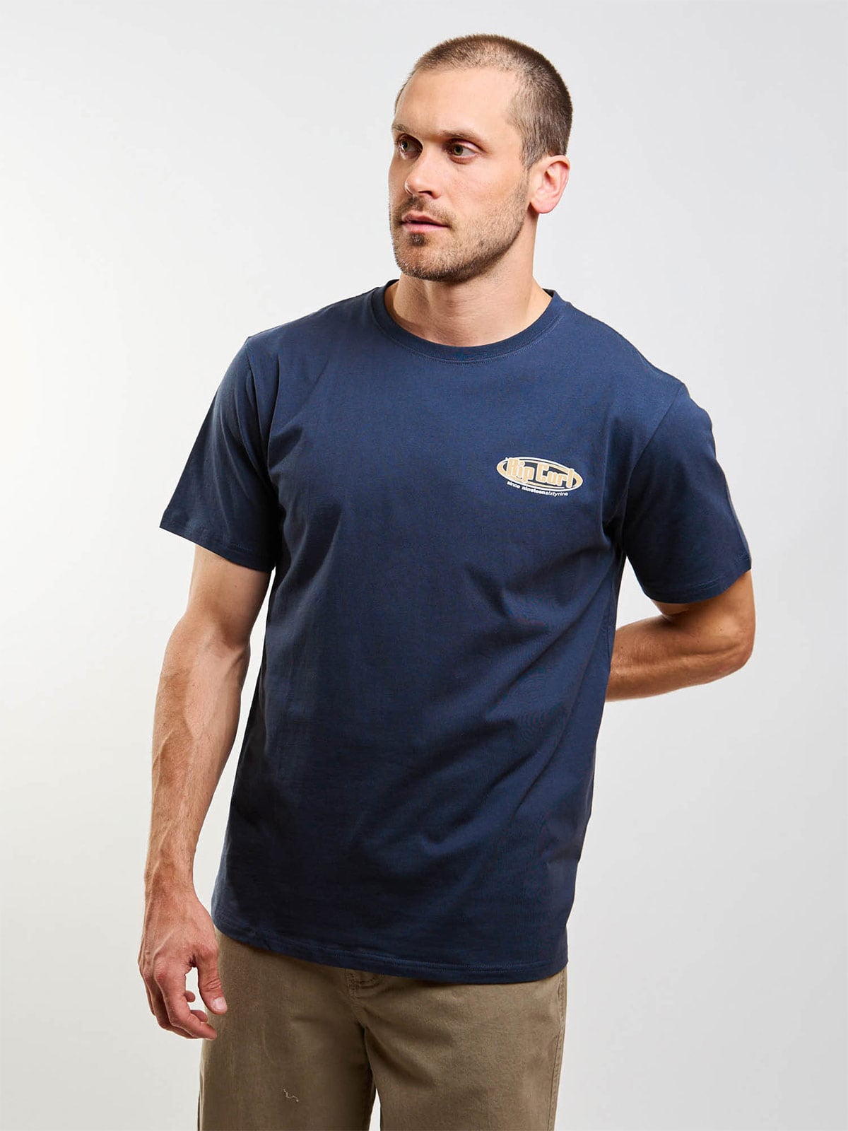 POLERA HOMBRE RIP CURL ALGODÓN MANGA CORTA - 1