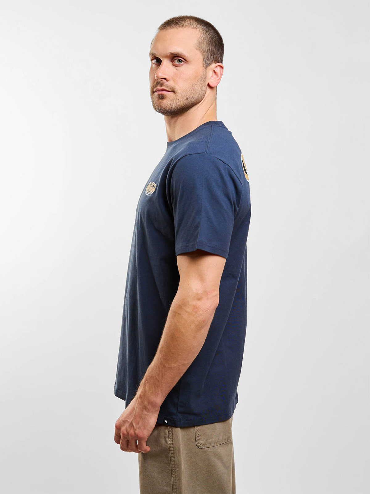 POLERA HOMBRE RIP CURL ALGODÓN MANGA CORTA - 3