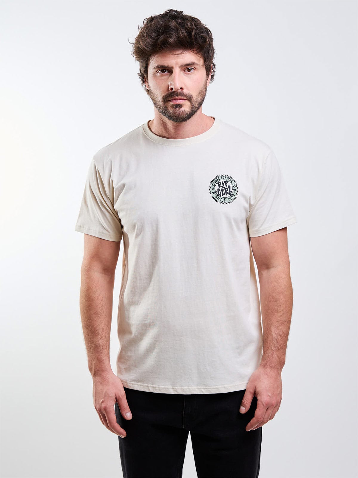 POLERA HOMBRE RIP CURL ALGODÓN MANGA CORTA