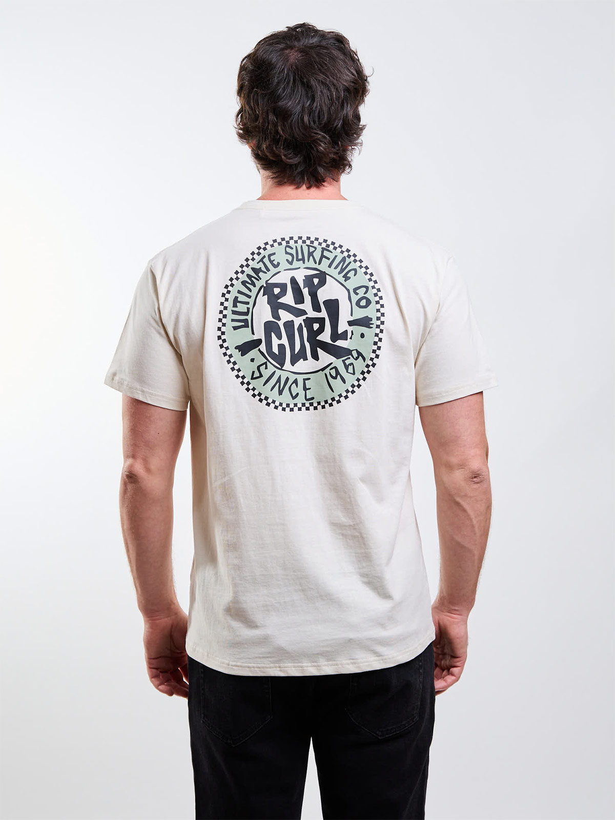 POLERA HOMBRE RIP CURL ALGODÓN MANGA CORTA - 2