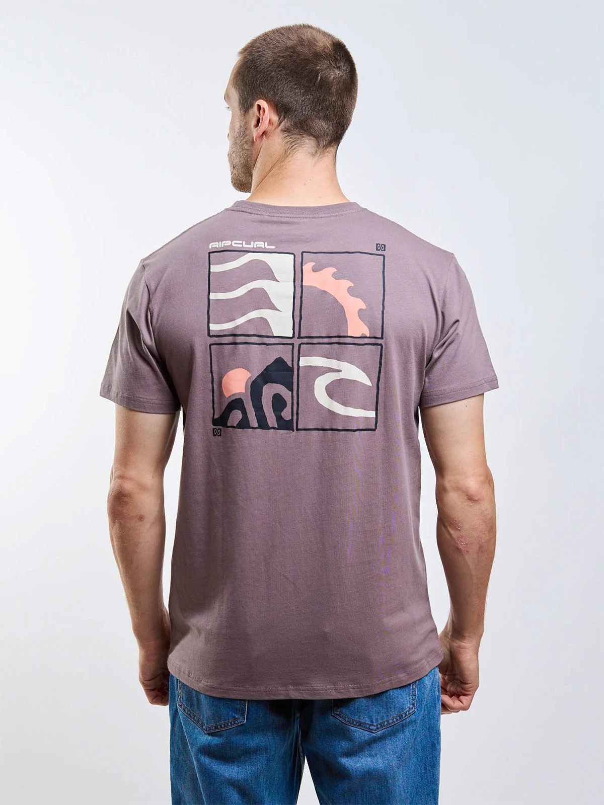 POLERA HOMBRE RIP CURL ALGODÓN MANGA CORTA - 2