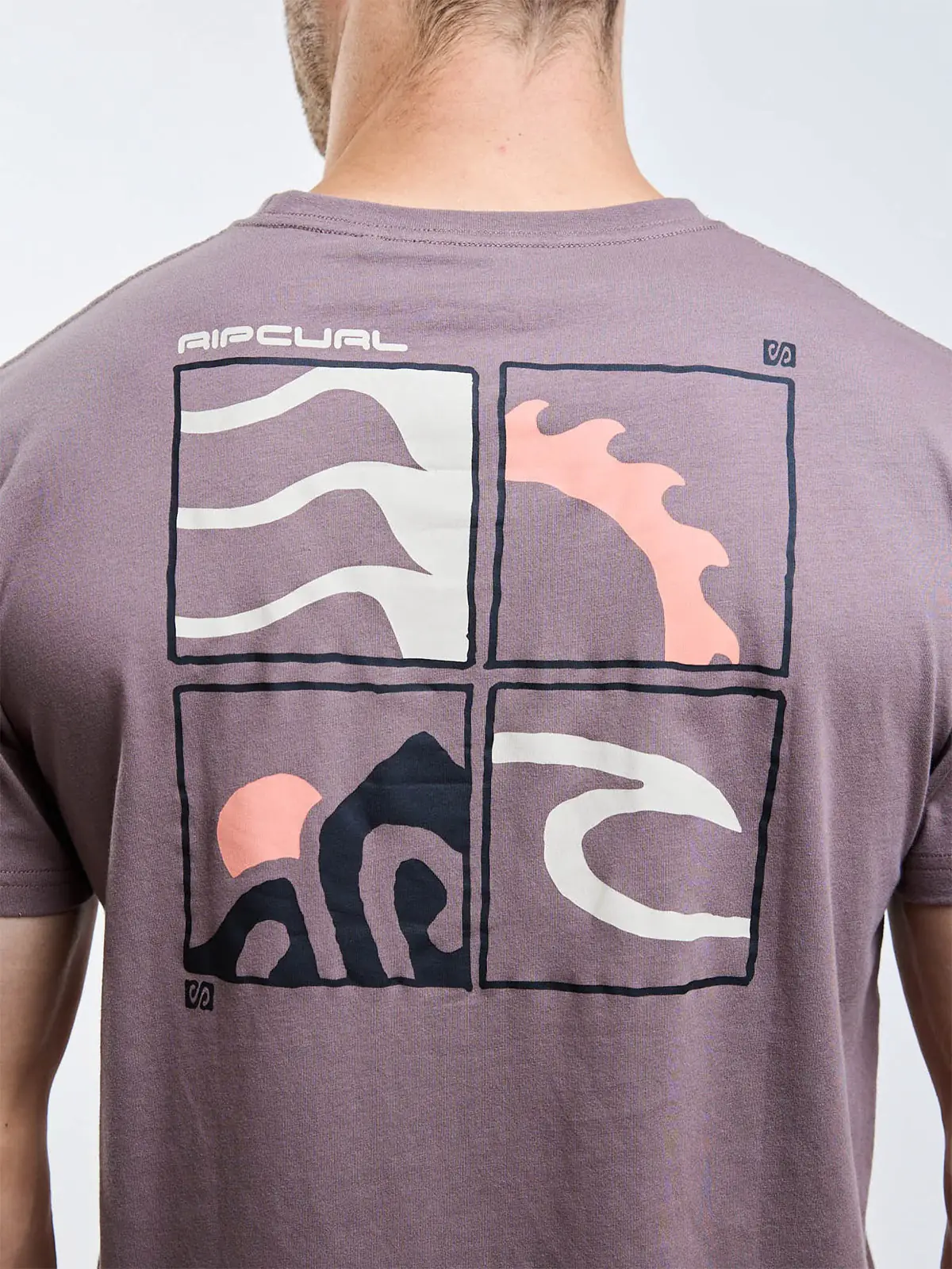 POLERA HOMBRE RIP CURL ALGODÓN MANGA CORTA - 4