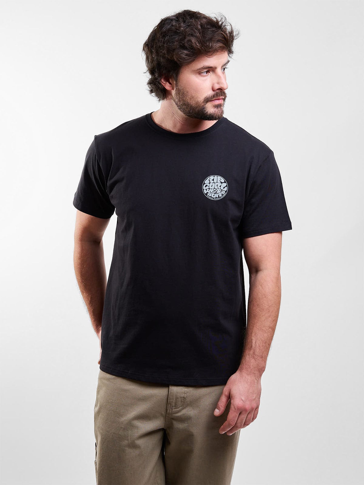 POLERA HOMBRE RIP CURL ALGODÓN MANGA CORTA - 1