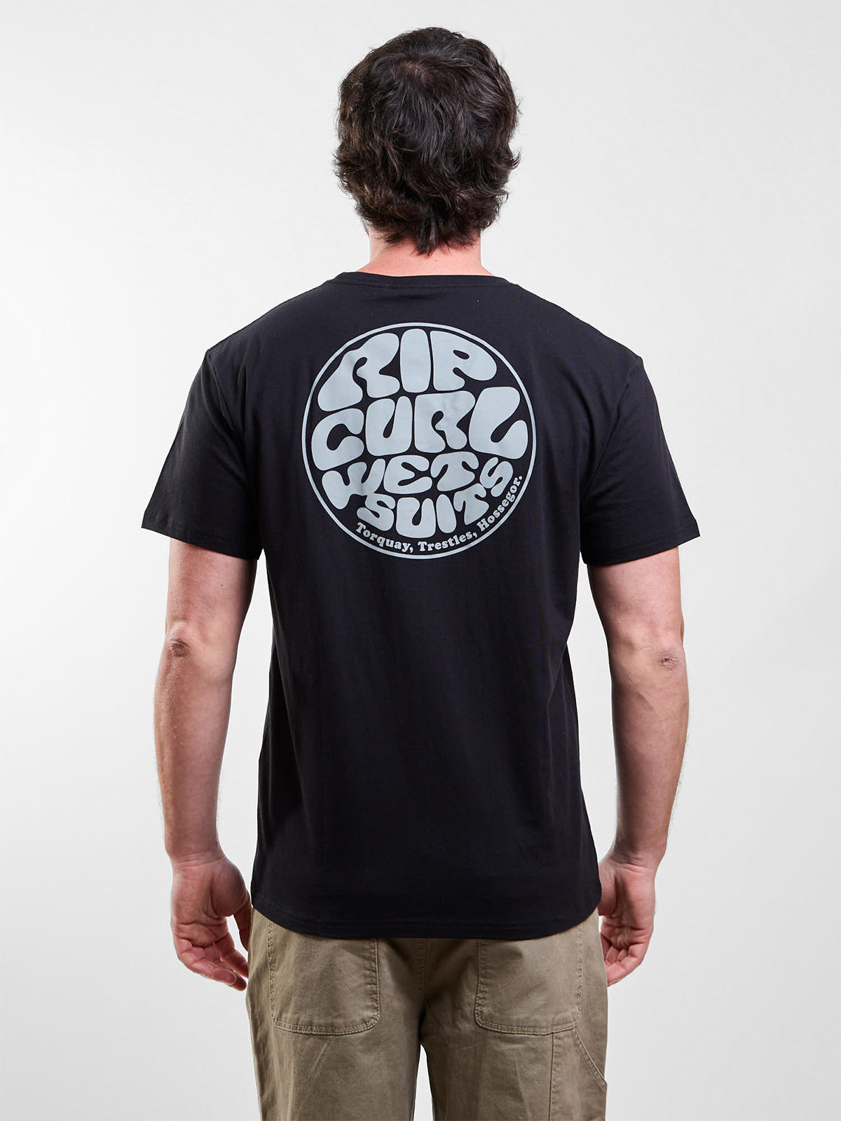 POLERA HOMBRE RIP CURL ALGODÓN MANGA CORTA - 2